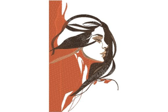 Boho Woman Face 2