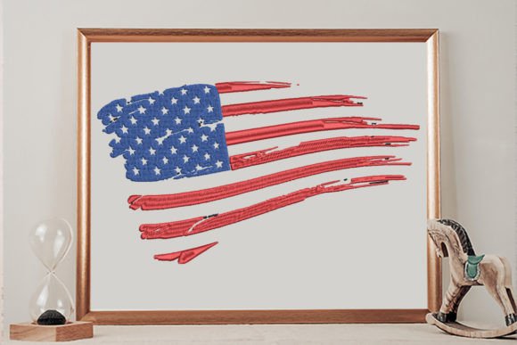 Distressed American Flag, USA, 4th July