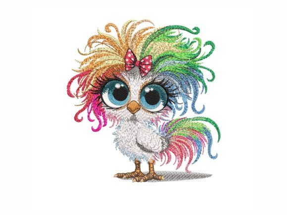 Funny Crazy Chicken