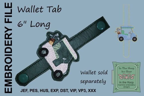 Golf Cart Wallet Tab