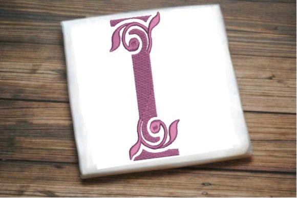 I Letter Beautiful Monogram