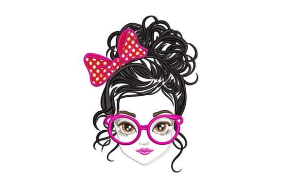 Messy Bun Girl