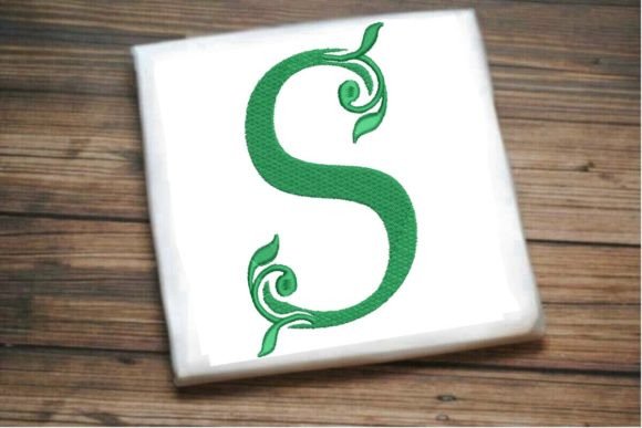 S Letter Beautiful Monogram
