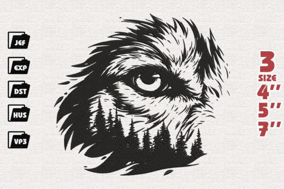 Wolf Eyes Embroidery Design Review